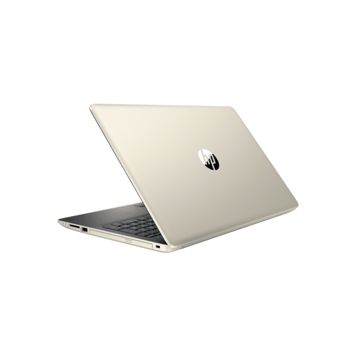 HP 15 DA0037ne - 8th Gen Ci7 QuadCore 08GB 1TB 2-GB Nvidia MX130 DDR3 15.6" Full HD 1080p W10 (Pale Gold Top, Ash Silver KB)