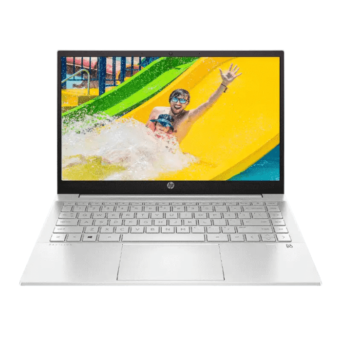 HP Pavilion 14 DV0505TU - Tiger Lake - 11th Gen Core i5 08GB 512GB SSD Intel Iris Xe Graphics 14" Full HD IPS MicroEdge 250nits DIsplay W10 B&O Play Backlit KB (Natural Silver, HP Direct Local Warranty)