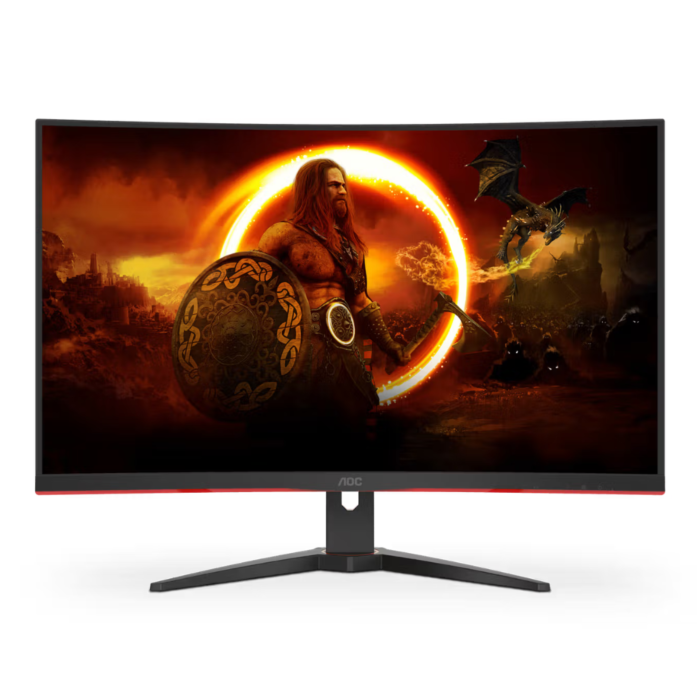 AOC C32G2ZE2 31.5-Inch Full HD 1080p 250 Hz IPS Panel Curved Gaming Monitor (Black, 1 Year Local Warranty, NEW)
