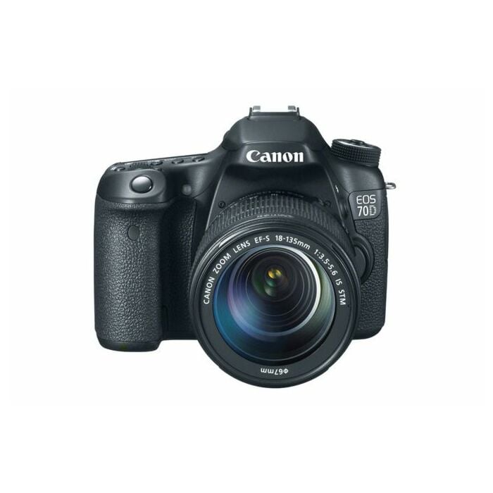 Canon EOS 70D 20.2 MP Wi-Fi DSLR Camera Black (Lens Options)