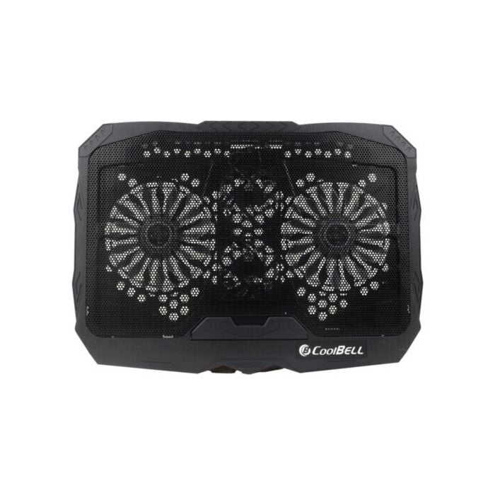 Coolbell CB-18 Cooling Pad For 14-17 Inches Gaming Laptop with display