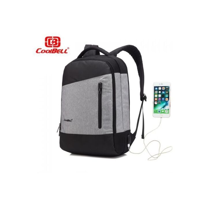 Coolbell CB-504 Bag (Black with Grey) (15.6")