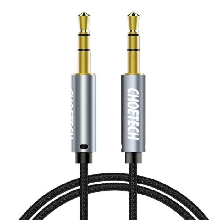 Choetech 3.5mm Male To Male Audio Gold Plated Aux Cable – AUX002 – Black