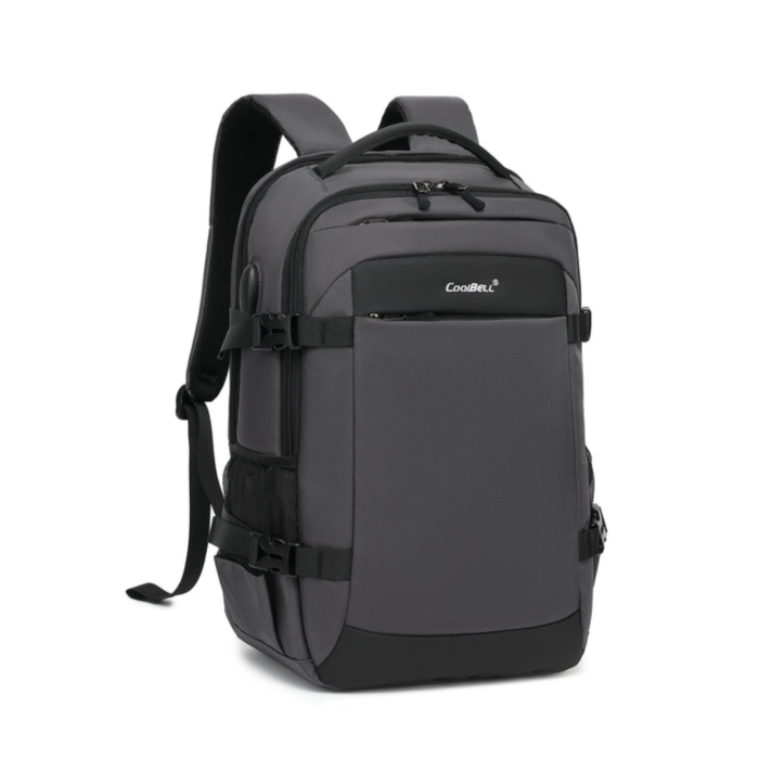 Cool Bell CB-8297 15.6-Inch Laptop Backpack (Grey, NEW)
