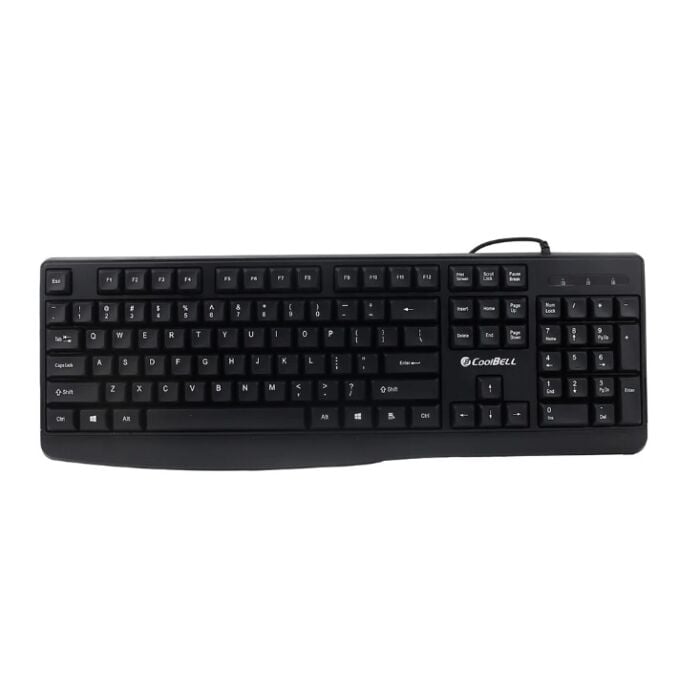 Coolbell Typix Usb Wired Keyboard (Black)