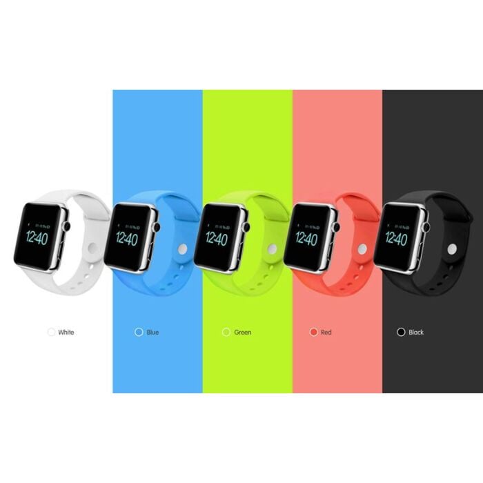 Smart Phone Watch with SIM, Bluetooth & Memory Card Option For iOS & Android (Colors Available)