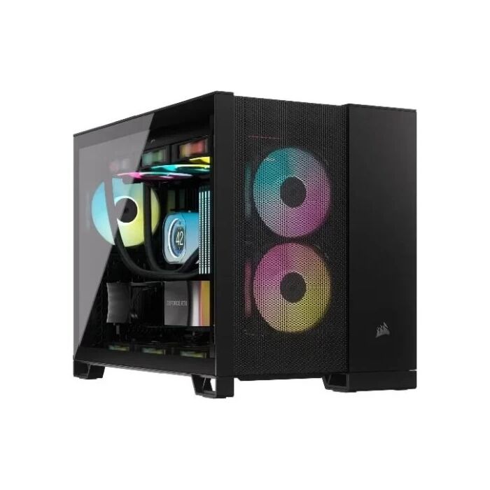 Corsair 2500D Tempered Glass Dual Chamber PC Case (Black)