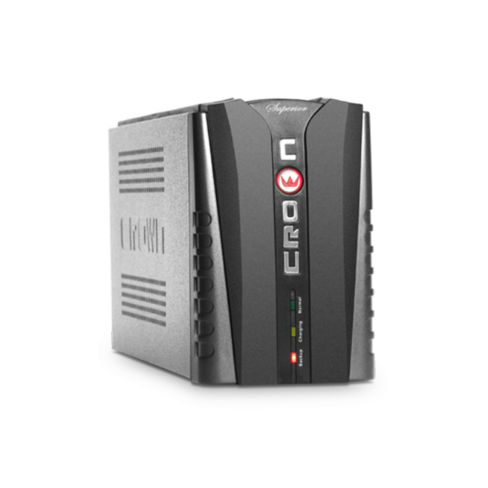 Crown UPS CMUS-1500 1500va/900watts with Built-in battery (01 Year Ups & 06 months Battery Warranty)