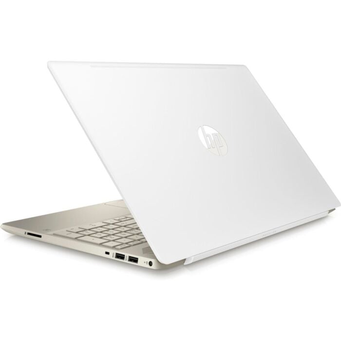 HP Pavilion 15 CS0079nr - 8th Gen Ci5 QuadCore 08GB 1TB HDD 15.6" Full HD IPS 1080p Touchscreen Win 10 (White n Gold, Certified Refurbished)