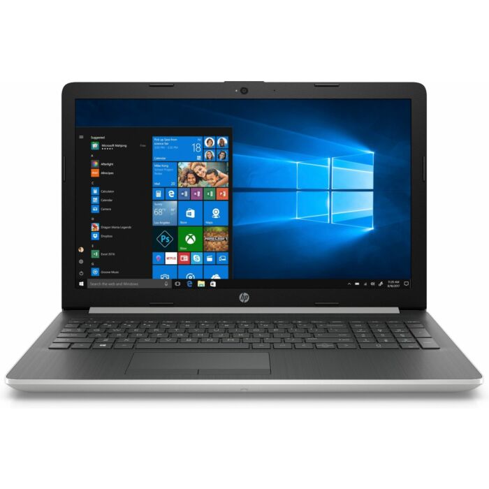 HP 15 DA2007TU Comet Lake - 10th Gen Core i5 04GB to 32GB 1-TB HDD + Optional SSD 15.6" HD 720p MicroEdge BV LED (Natural Silver, HP Direct Local Warranty)