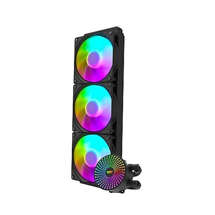 Darkflash Radiant DC-360 ARGB 360MM Liquid CPU Cooler – Black