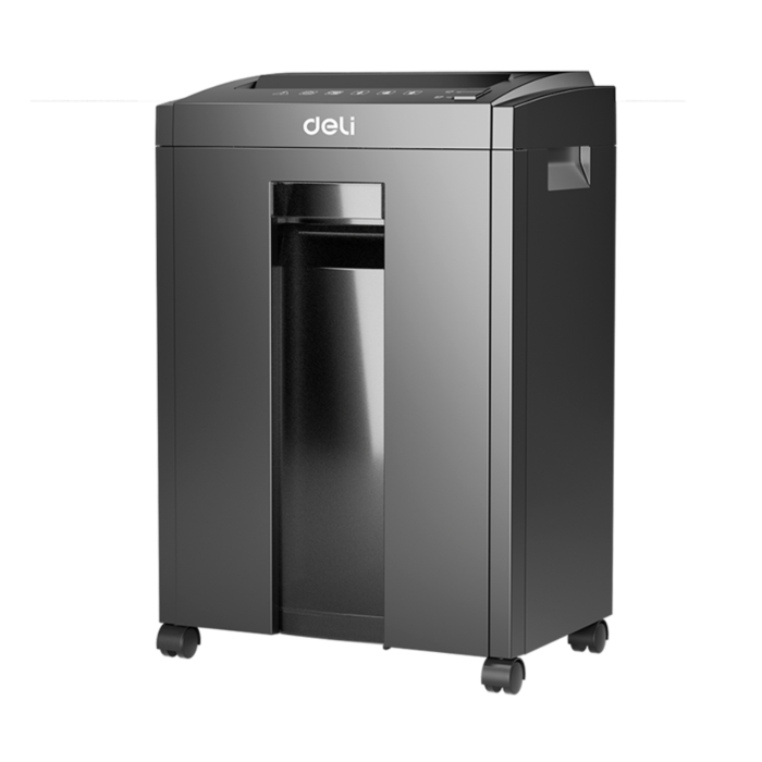 Deli ET054 8-Sheet Micro Cut Paper Shredder (Black, NEW)