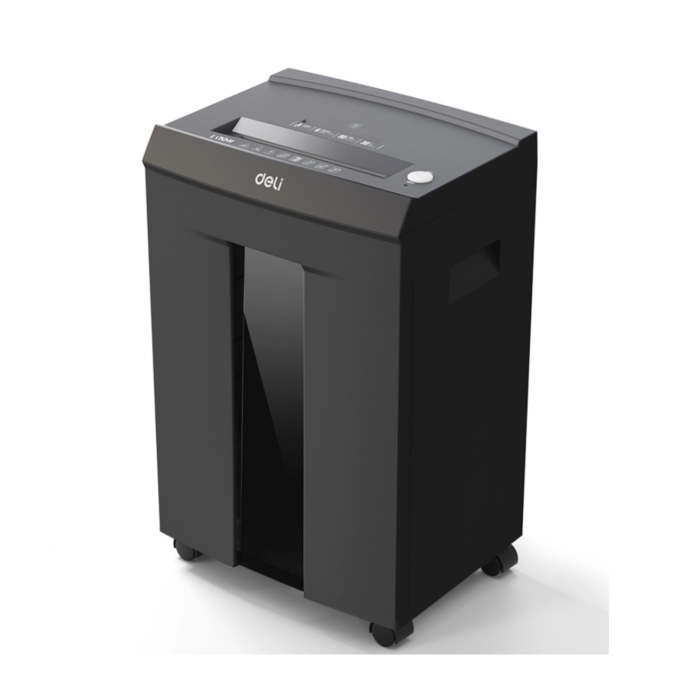 Deli ET098 8-Sheet Micro Cut Paper Shredder (Black, NEW)