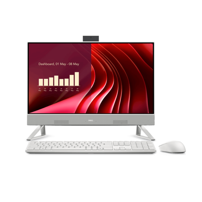 Dell 24 All-in-One EC24250 - 13th Generation Core i5-1334U Processor 8GB 512GB SSD 23.8-Inch Full HD 1080p Display Intel UHD Graphics KB & Mouse Included W11 (3 Year Local Warranty, NEW)