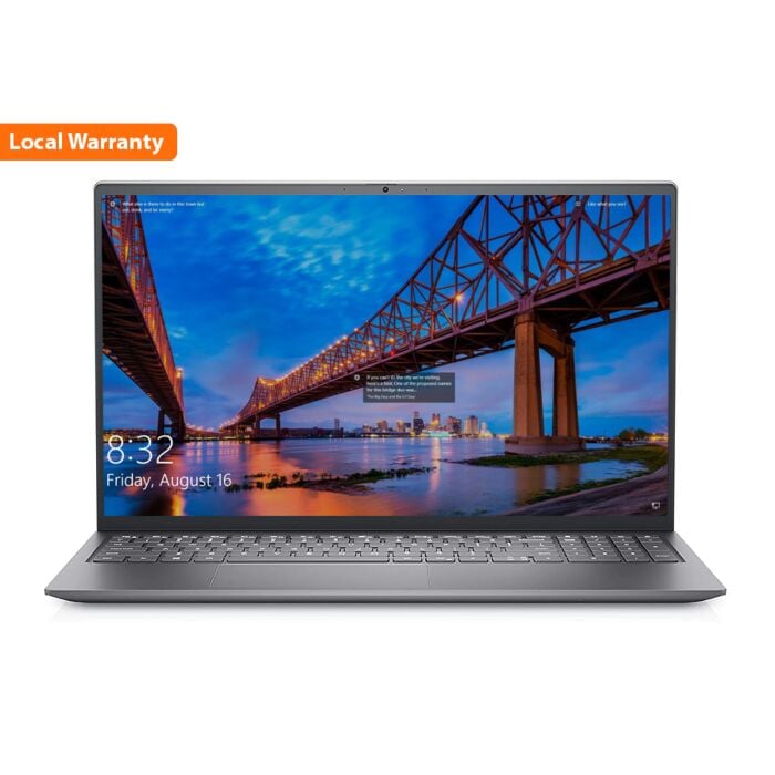 Dell Inspiron 15 5515 - AMD Ryzen 7 5700U 08GB to 32GB 512GB to 02-TB SSD AMD Shared Graphics 15.6" AG Full HD 1080p Narrow Border Display Backlit KB FP Reader W10 & Microsoft Office (Platinum Silver, 1 Years Dell Direct Local Warranty)
