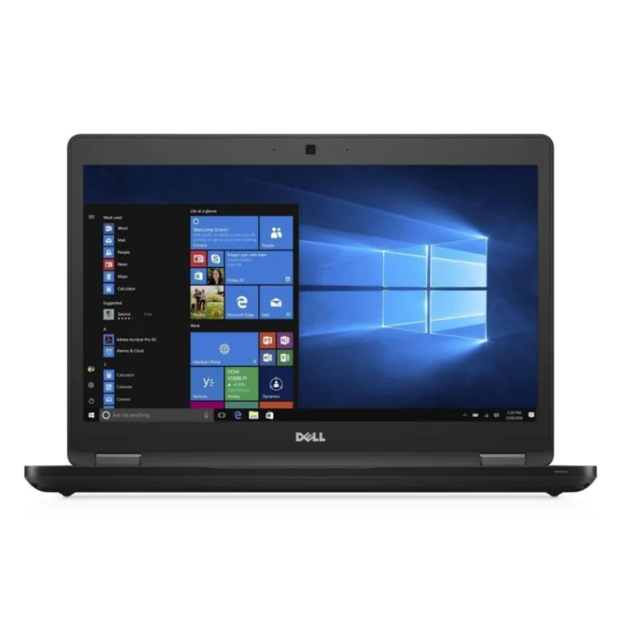 Dell Latitude 14 5480 - Kaby Lake - 7th Gen Core i5 7200U 2-Core Processor 8-GB 256-GB SSD Intel HD 620 Graphics 14" Full HD 1080P AG 60Hz Display TPM W11 Pro (Black, Used)