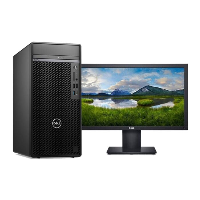 Dell OptiPlex 7020 Tower PC - Alder Lake - 12th Generation Core i3 12100 Processor 8-GB 512-GB SSD Intel Integrated Graphics Dell Pro E2020H 19.5" Monitor Keyboard & Mouse Included DOS (Black, 3 Years Direct Local Warranty, NEW)