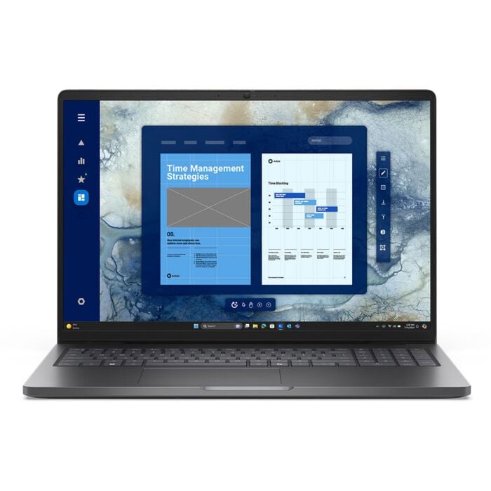 Dell Pro 16 PC16250 Laptop - Intel Core Ultra 7 225U 12-Core Processor 16-GB 512-GB SSD Intel integrated Graphics 16" FHD 1200P 60Hz AG Display Backlit KB FP Reader (Magnetite, Dell 3 Years Local Warranty, NEW)