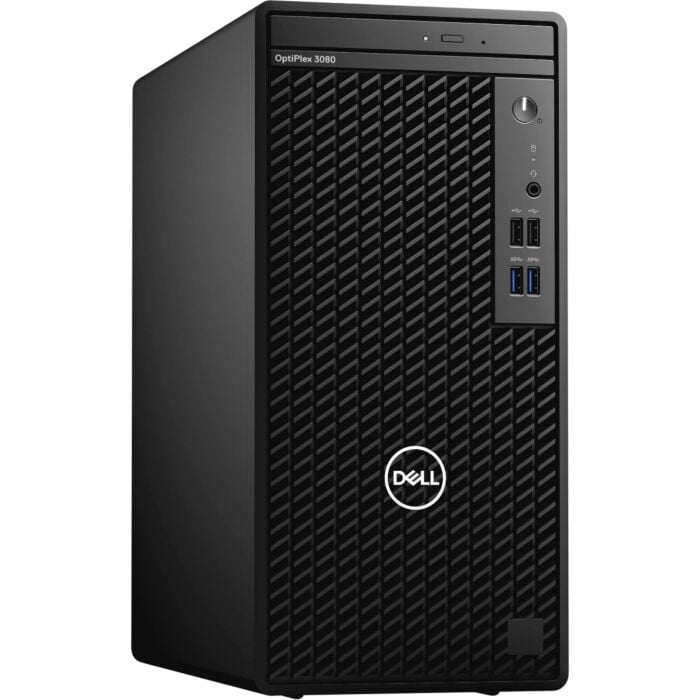 Dell Optiplex 3080 Mini Tower - 10th Gen Core i5 -10505 04GB to 64 GB 01-TB HDD + Optional SSD Intel Chipset B460 Intel Integrated Graphics DVD R/W (01 Year Dell Direct Local Warranty)