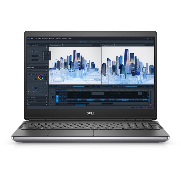 Dell Precision 15 7560 - Tiger Lake - 11th Gen Core i7 11850H Processor 16-GB 512-GB SSD 4-GB NVIDIA T1200 GDDR6 GC 15.6" Full HD 1080p 60Hz Display Backlit KB W10 Pro (Titan Grey, Used)
