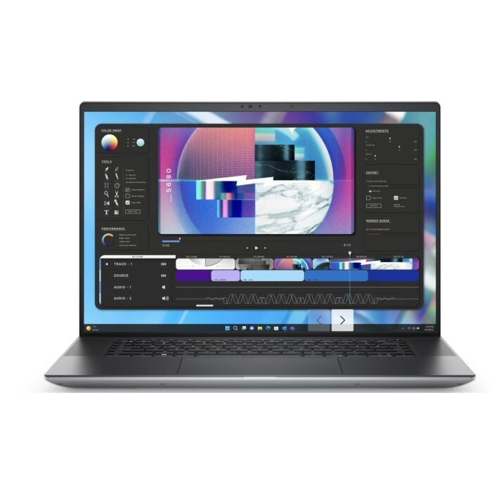 Dell Precision 16 5680 Mobile Workstation - Raptor Lake - 13th Gen Core i7 13800H vPro 14-Core Processor 32-GB 512-GB SSD 6-GB NVIDIA RTX A1000 GDDR6 GC 16" Ultra HD+ 2400p OLED Touchscreen Display Backlit KB FP Reader 2-Woofers W11 Pro (Titan Gray, Used)