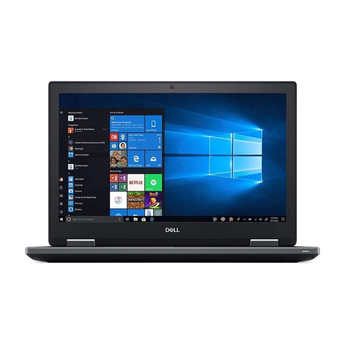 Dell Precision 17 7730 - Whiskey Lake - 8th Gen Core i7 8850H Processor 16-GB 512-GB SSD 16-GB NVIDIA Quadro P5200 GDDR5 GC 17.3" Full HD 1080p WVA AG Display Backlit KB W11 Pro (Black, Used)