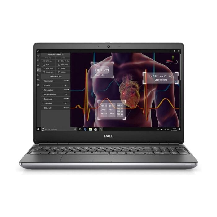 Dell Precision 17 7760 - Tiger Lake - 11th Gen Core i7 11850H Processor 16-GB 512-GB SSD 16-GB NVIDIA RTX A5000 GDDR6 GC 17.3" FHD 1080 WVA 60Hz AG Display Backlit KB W10 Pro (Silver, Used)