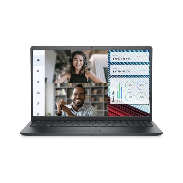 DELL Vostro 15 3520 Laptop - Alder Lake - 12th Gen Core i3 Processor 8-GB to 32GB 512-GB to 2-TB SSD Intel Integrated Graphics 15.6" Full HD 1080p 250nits Narrow Border Display TPM2.0 (Carbon Black, NEW)