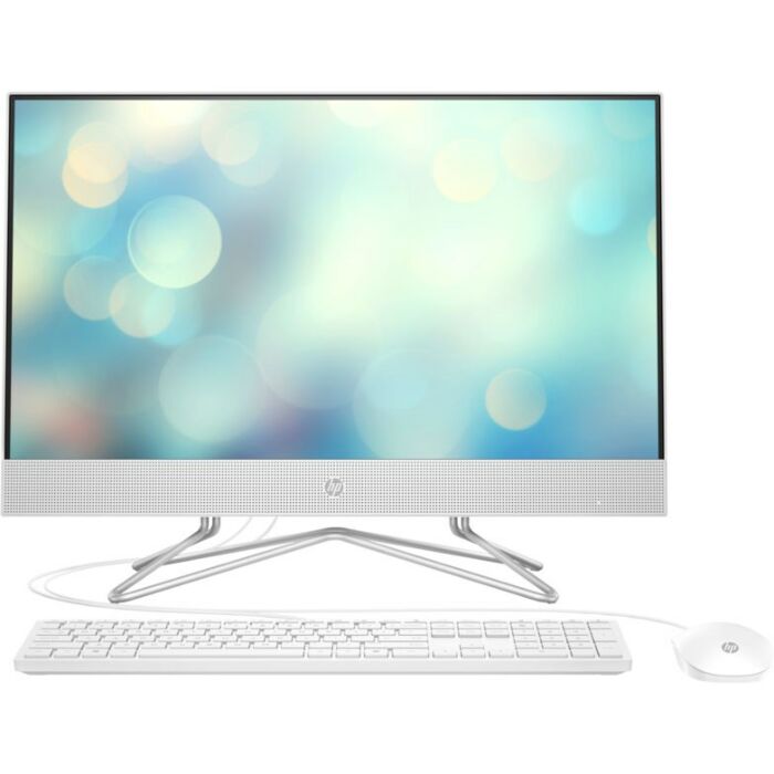 HP All In One 24 - DF1004NH - 11th Gen 11357 Core i5 08GB 256GB SSD 23.8" Full HD Intel Iris X Graphics DVD R/W Keyboard & Mouse Included DOS (White, 01 Year Local Shop Warranty) 