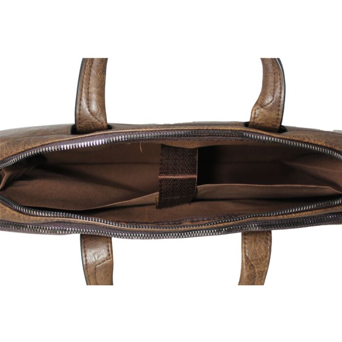 CoolBell L3 Leather Shoulder Laptop Bag 14