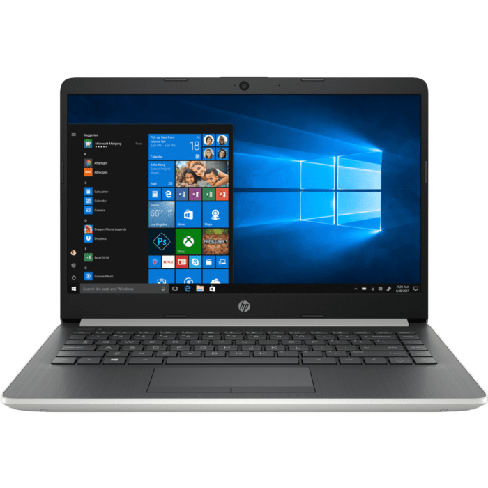 HP 14 DK0058ca - AMD Ryzen 3 3200U 08GB 512GB SSD Radeon Vega-3 Graphics 14" HD 720p W10 (Natural Silver)