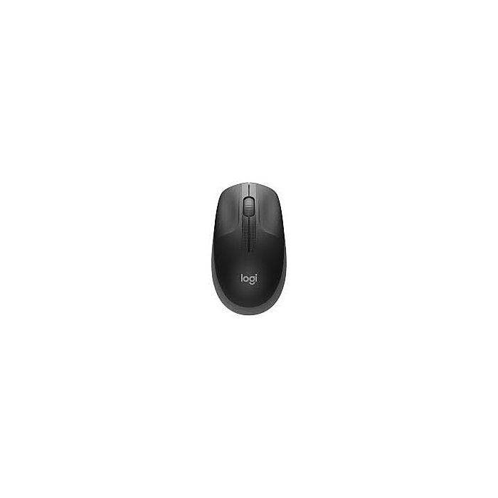 Logitech M190 Full-Size Wireless Mouse (Black)
