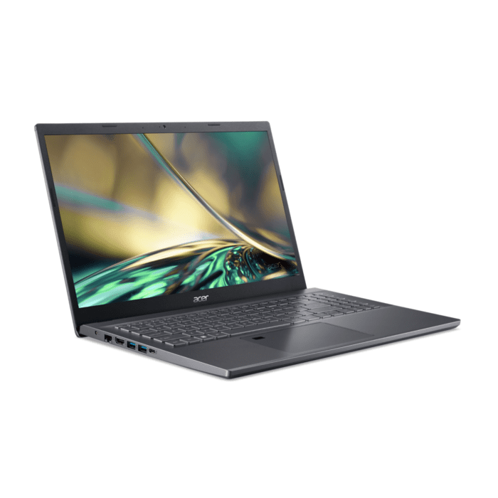 Acer Aspire 5 - Alder Lake - 12th Gen Core i7 10-Cores Processor 08GB 512GB SSD Intel Iris Xe GC 15.6" Full HD 1080p CV LED Display TPM Backlit KB (Steel Gray, Acer Direct Local Warranty) (New)