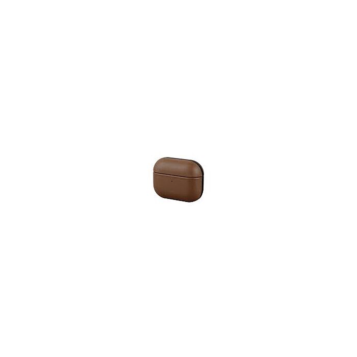 Uniq Terra Genuine Leather AirPods Pro Snap Case (Sepia Brown)