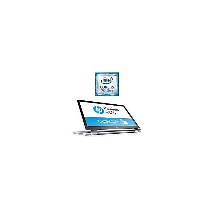 HP Pavilion x360 15 BR052od - 7th Gen Ci5 08GB 1TB 15.6" HD 720p x360 Convertible Touchscreen B&O Speakers Win10 (Silver, Certified Refurbished)