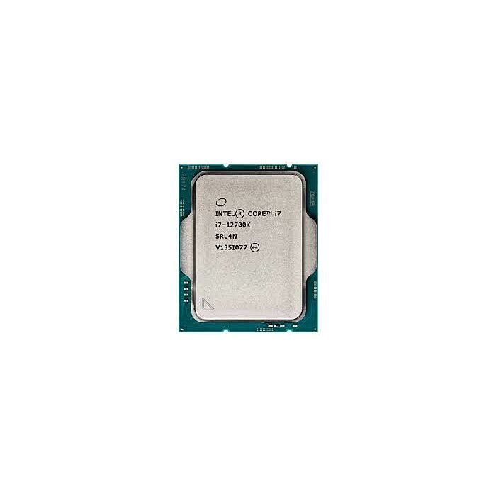 Intel 12th Generation Core i7-12700K (3.60 Ghz Turbo Boost upto 5.0 Ghz, 25MB Intel Smart Cache) Processor (Tray)