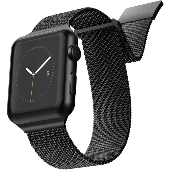 UNIQ DANTE Apple Watch Series 1-8 SE/SE2 Mesh Steel Strap 49/45/44/42MM – Graphite