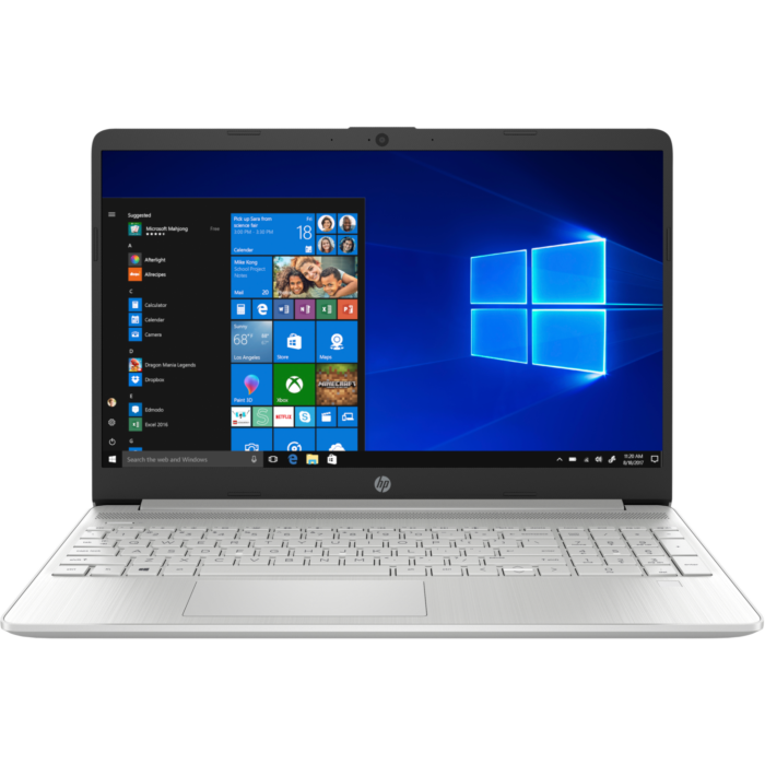 HP 15 DY2056ms - Tiger Lake - 11th Gen Core i5 12GB to 32GB 256GB SSD to 1-TB SSD 15.6" Full HD 1080p IPS Micro-Edge Touchscreen LED W10 (Natural Silver)