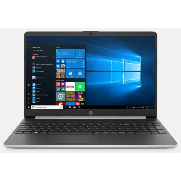 HP 15 DY1731ms Ice Lake - 10th Gen Core i3 08GB TO 32GB 128GB SSD TO 1-TB SSD 15.6" HD LED 720p Touchscreen LED Win 10 (Customize, Silver)
