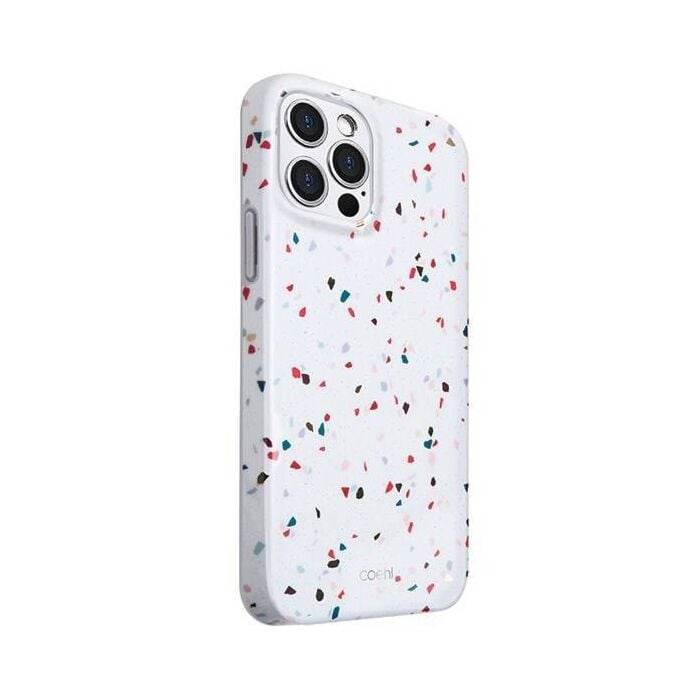 Uniq Coehl Terrazzo Case iPhone 12 Pro Max (Natural White)