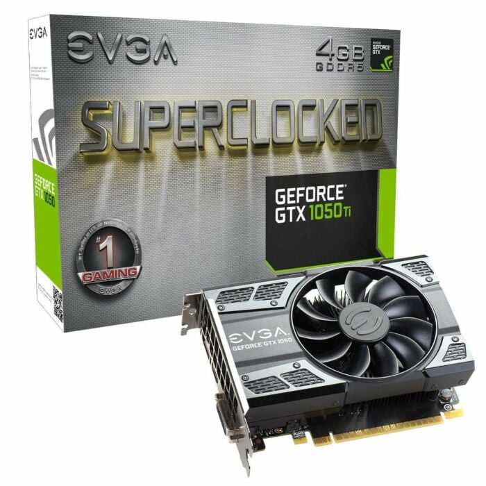 EVGA GeForce GTX 1050TI SC - 4GB GDDR5 128-Bit Single Fan Graphic Card (P4-6253-KR)