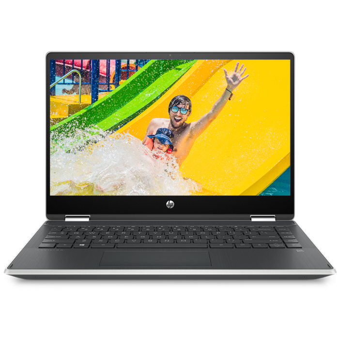 HP Pavilion x360 14 DH0091TX Whiskey Lake - 8th Gen Ci7 QuadCore 08GB 1-TB HDD 2-GB Nvidia MX250 14" Full HD LED IPS 1080p Convertible Touchscreen Win 10 (Mineral Silver, HP Direct Local Warranty)