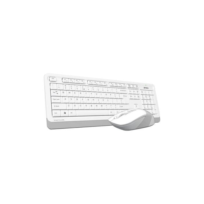 A4Tech Fstyler FG1010S Power-Saving Wireless Keyboard & Mouse (White)