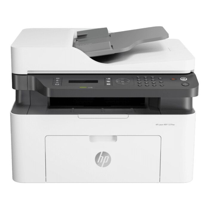 HP LaserJet Pro M137fnw Multifunctional B&W Printer (White)