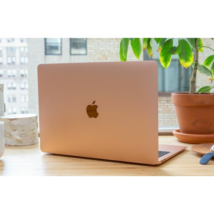 Apple MacBook Air MVFM2 - 8th Gen Ci5 DualCore 08GB 128GB SSD 13.3" IPS Retina Display Backlit KB Touch-ID & Force Touch Trackpad (Gold, 2019)