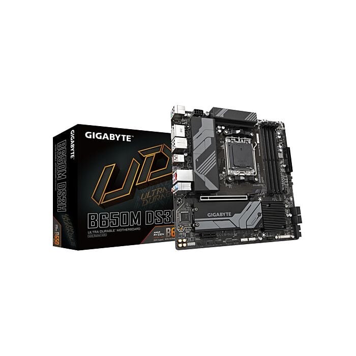 Gigabyte B650M DS3H DDR5 AMD AM5 microATX Motherboard