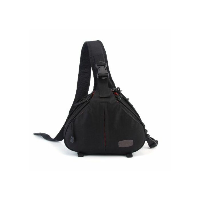 Swwiss Gear DSLR Traingle Cross Backpack (Black)