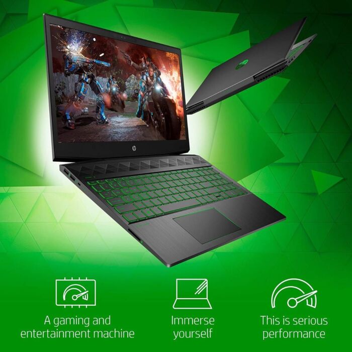 HP Gaming Pavilion 15 CX0056wm - 8th Gen Ci5 QuadCore (8-MB Cache) 08GB to 32GB 1TB HDD + Optional SSD 4-GB NVIDIA® GeForce® GTX 1050Ti GDDR5 Backlit KB Win 10 (Customize Menu Inside, Open Box)
