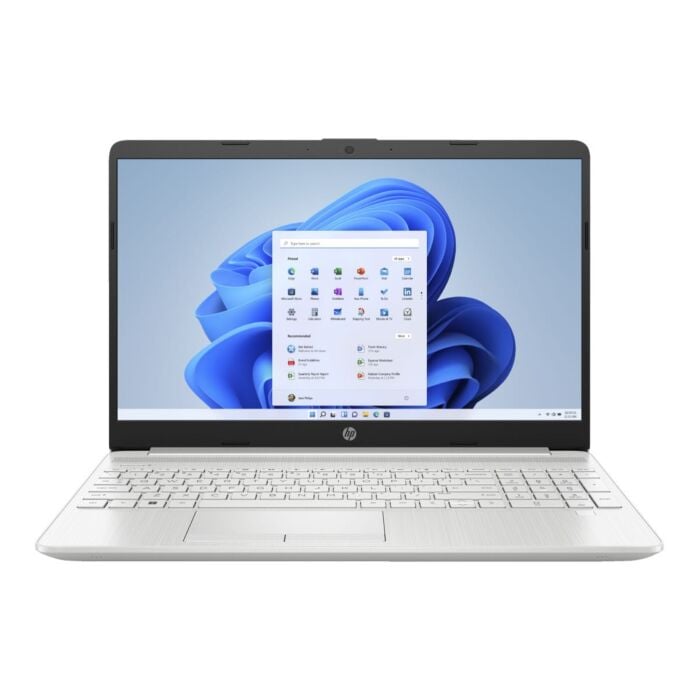 HP 15 Series DW3 - Tiger Lake - 11th Gen Core i7 1165G7 Processor 8-GB 256-GB Intel Iris Xe Graphics 15.6" Full HD 1080p 60Hz AG MicroEdge Display Backlit KB W11 (Natural Silver, Used)