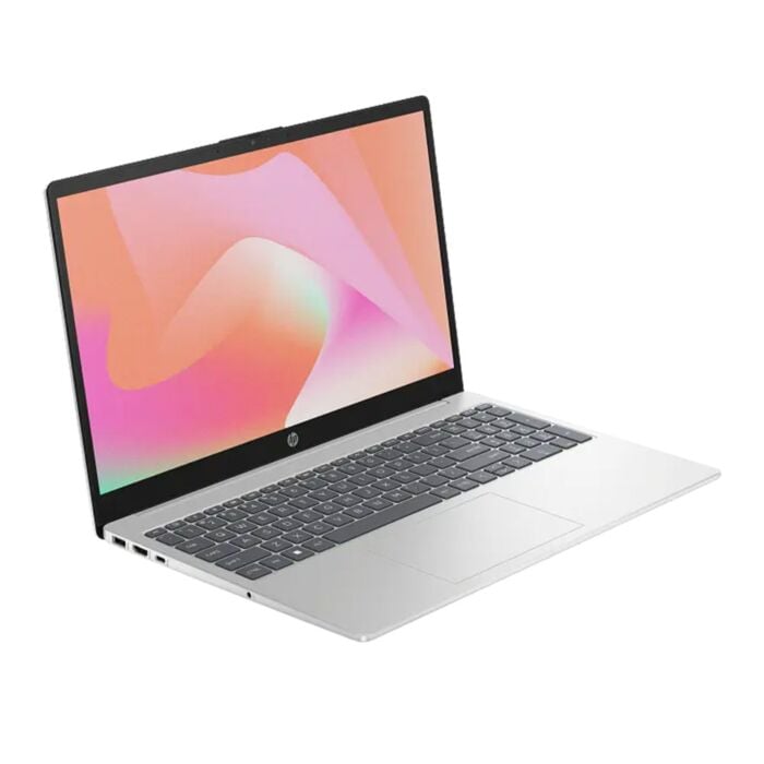 HP 15 FD2043NIA AI Laptop - Arrow Lake - Intel Core Ultra 7 255U (Series 2) 12-Core Processor 8-GB 512-GB SSD Intel Integrated Graphics 15.6" Full HD 1080P MicroEdge 60Hz AG Display Backlit KB TPM (Natural Silver, NEW)